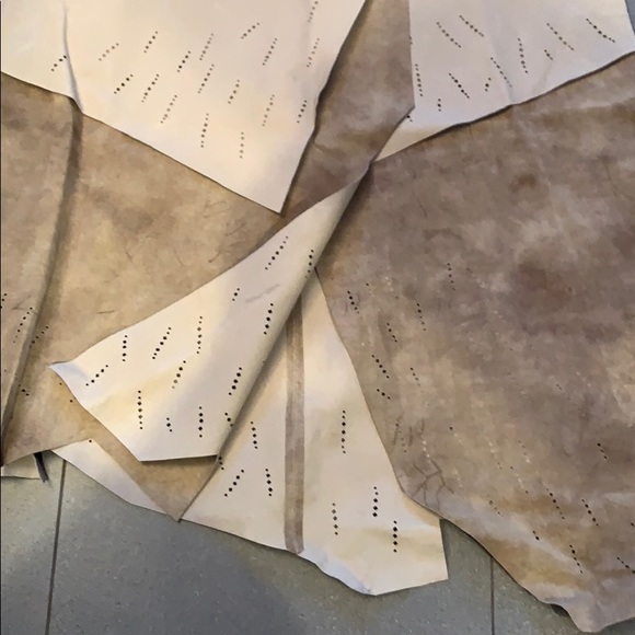 Lili Rose asymmetrical Suede skirt size large - Picture 2 of 8